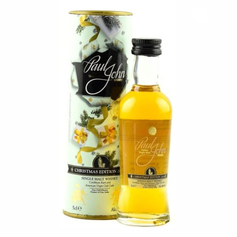 Whisky Paul John Single Malt Christmas Edition 2024 Indie Miniaturka 46% 50 ml