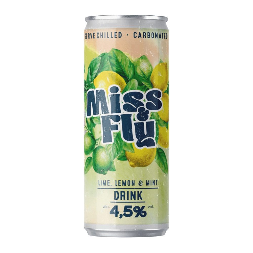 Drink Miss & Fly Lime, Lemon & Mint 4,5% 330 ml puszka