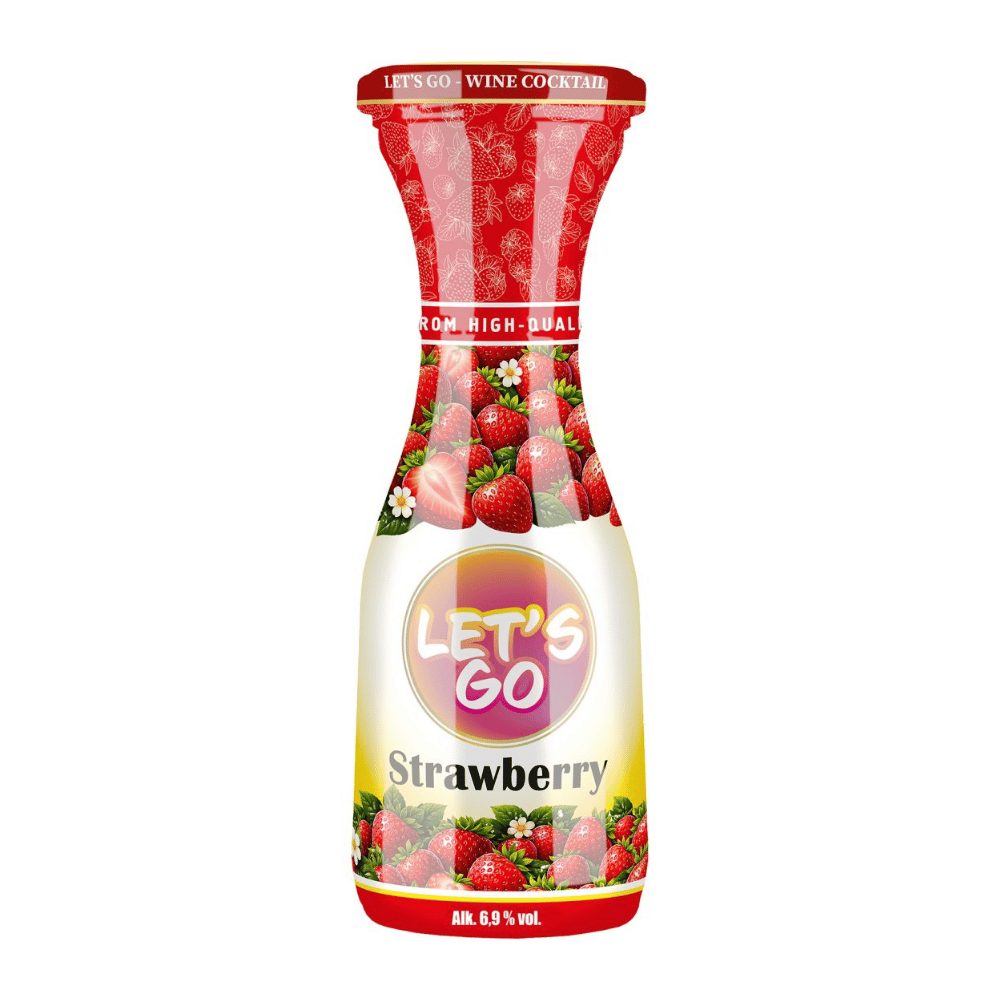 Koktajl Let’s Go Strawberry 6,9% 375 ml