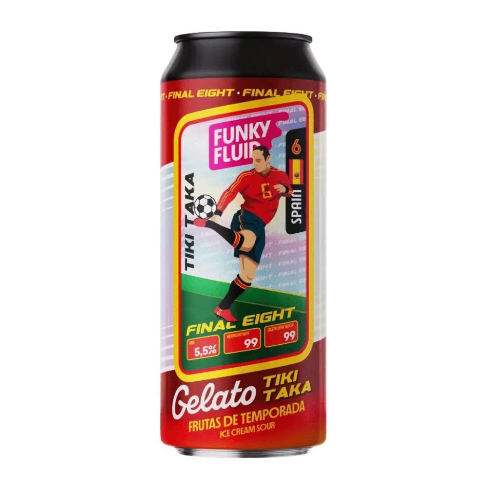 Piwo Funky Fluid Gelato Tiki Taka Spain Ice Cream Sout 5,5% 500 ml puszka DRS