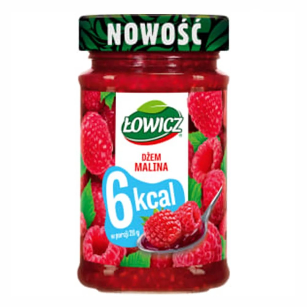 Łowicz Dżem 6KCAL Malina 200 ml