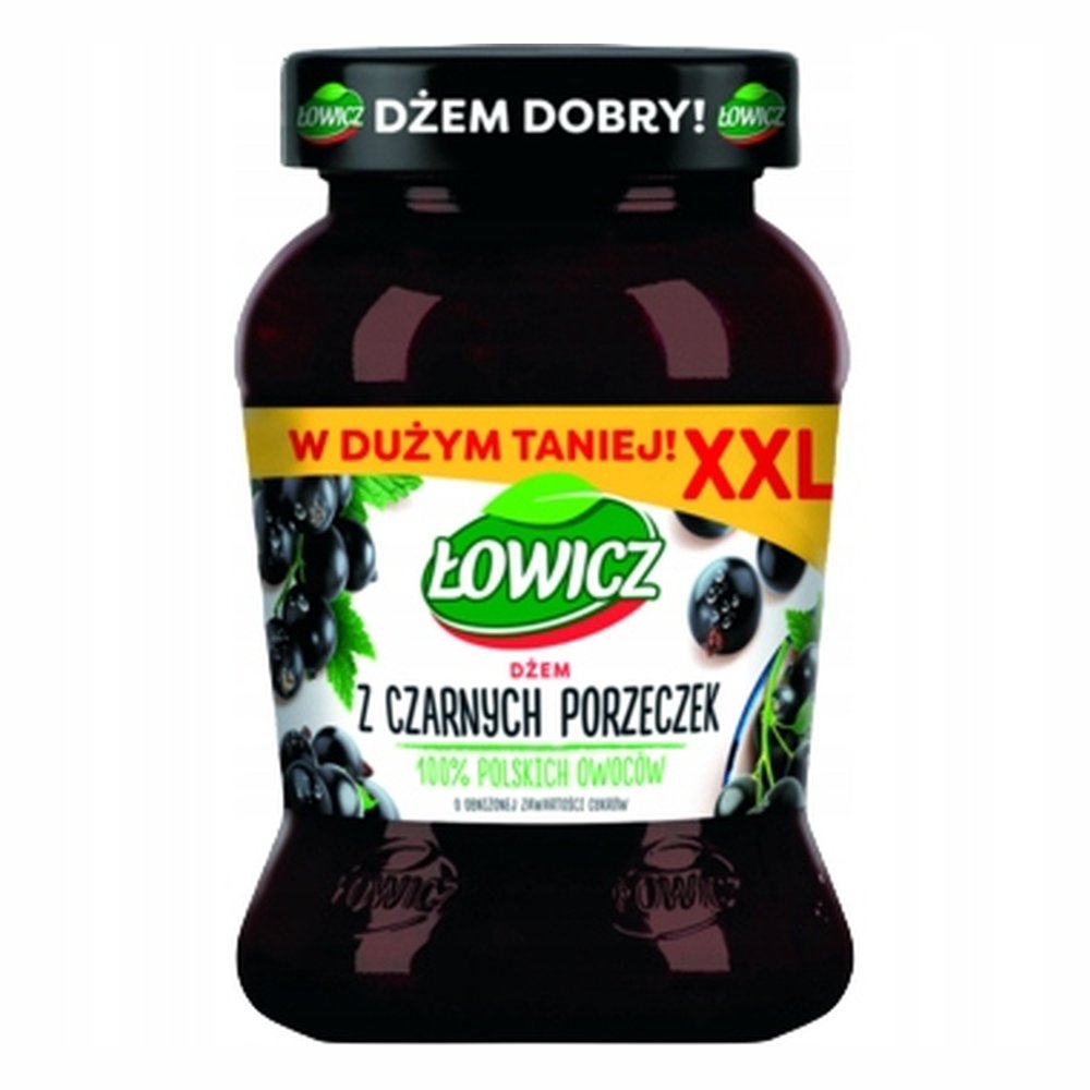Łowicz Dżem Czarna Porzeczka 450 ml