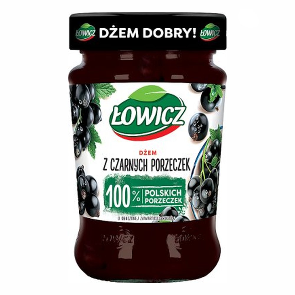 Łowicz Dżem Z Czarnej Porzeczki 280 ml