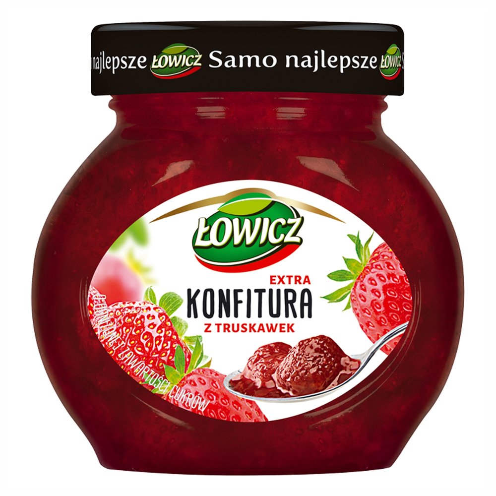 Łowicz Konfitura Truskawkowa 240 ml