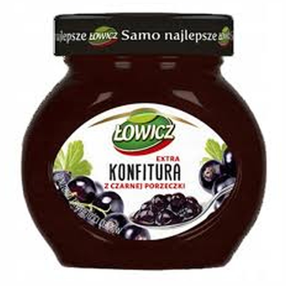 Łowicz Konfitura Z Czarnej Porzeczki 240 ml