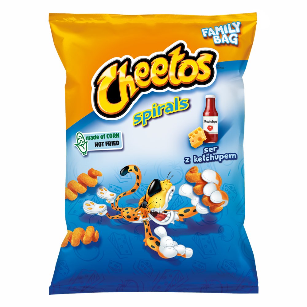 Chrupki Cheetos Ser Ketchup Spirals 130 g