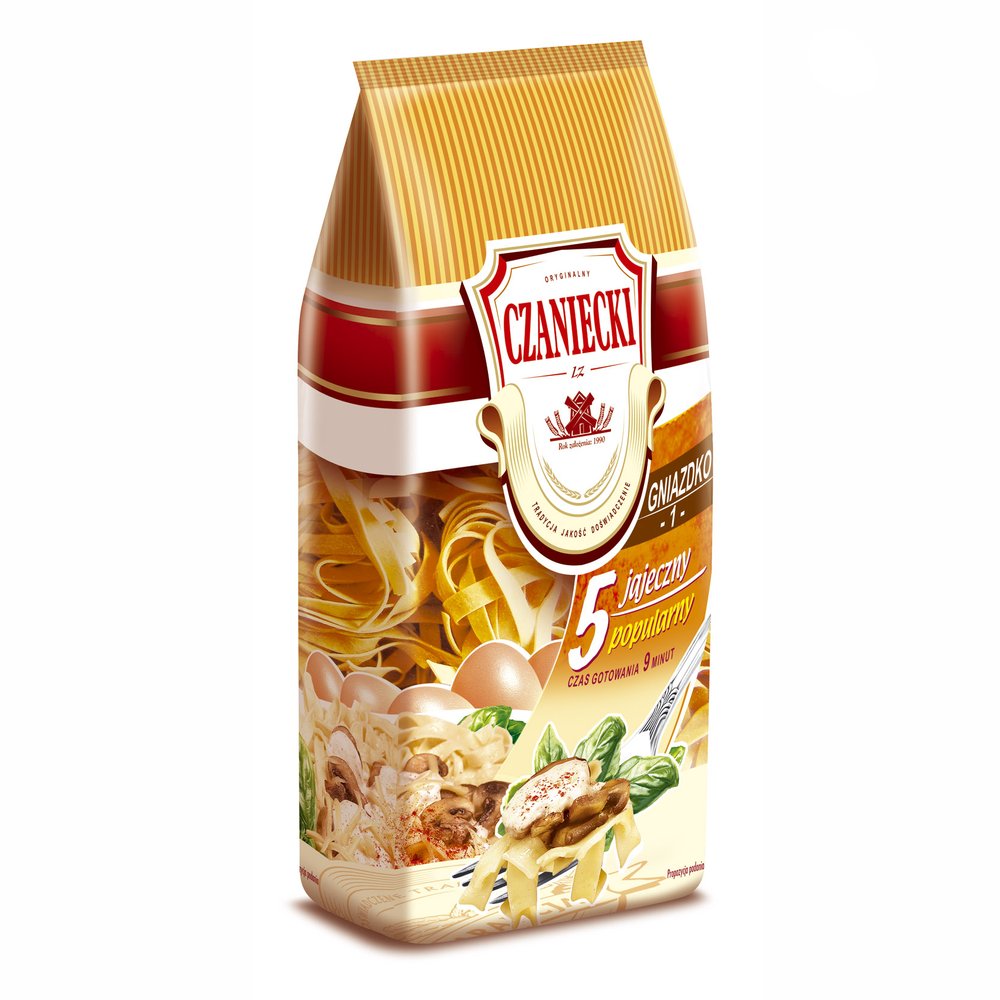 Makaron Czaniecki 5 Jaj gniazdko nr1 500 g