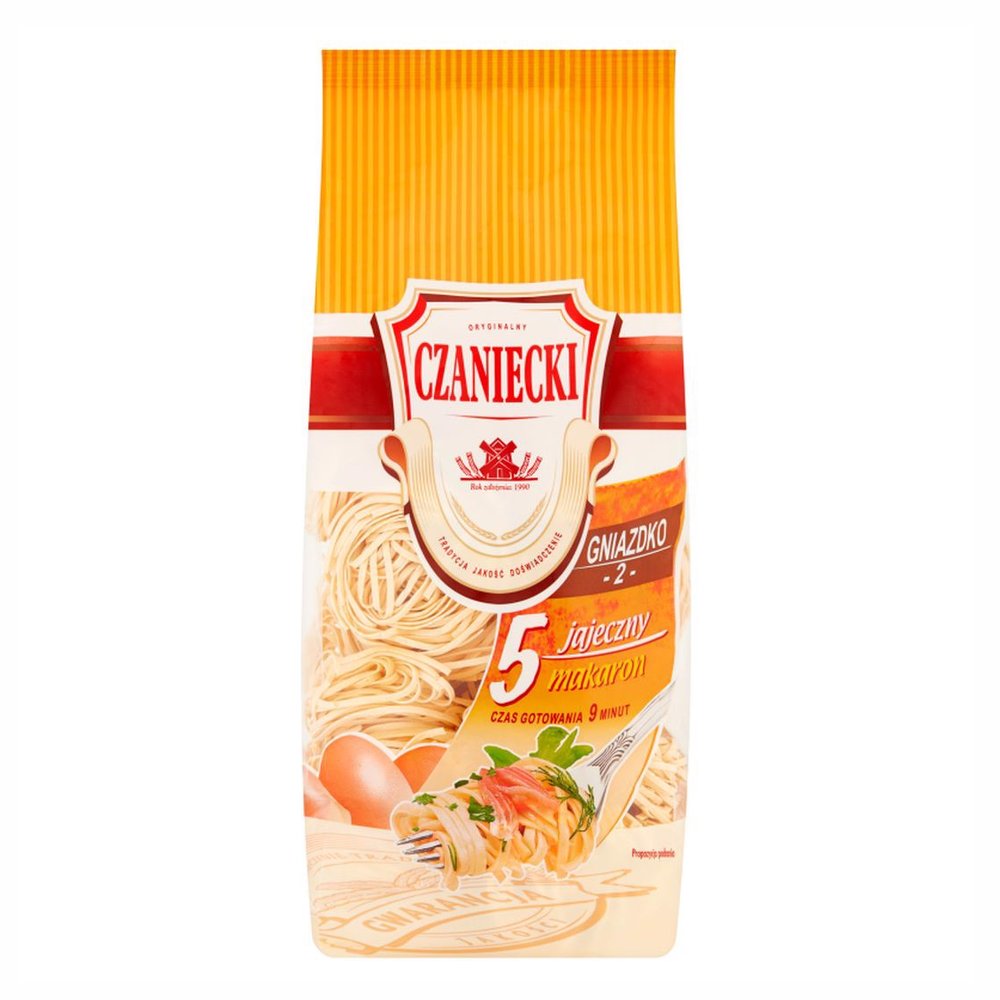 Makaron Czaniecki 5 Jaj gniazdko Nr2 500 g