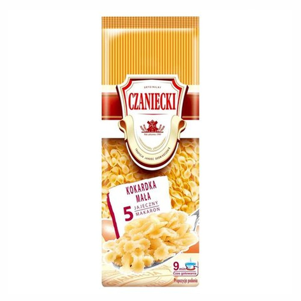 Makaron Czaniecki 5 Jaj Kokard Mała 250 g