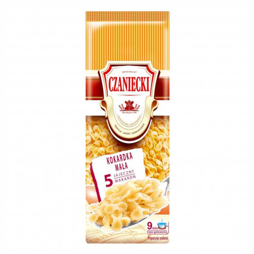 Makaron Czaniecki 5 Jaj Muszelka Mała 250 g