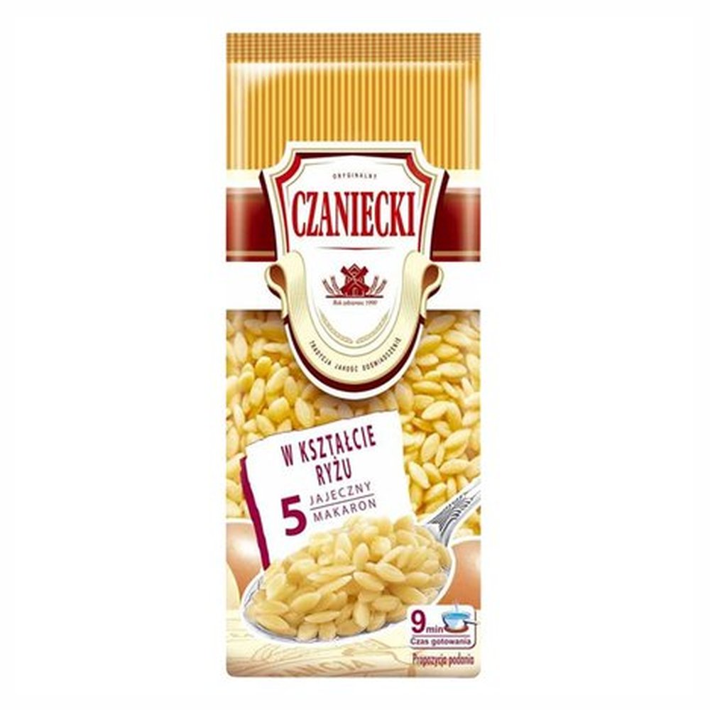 Makaron Czaniecki 5 Jaj w kształcie Ryżu 250 g