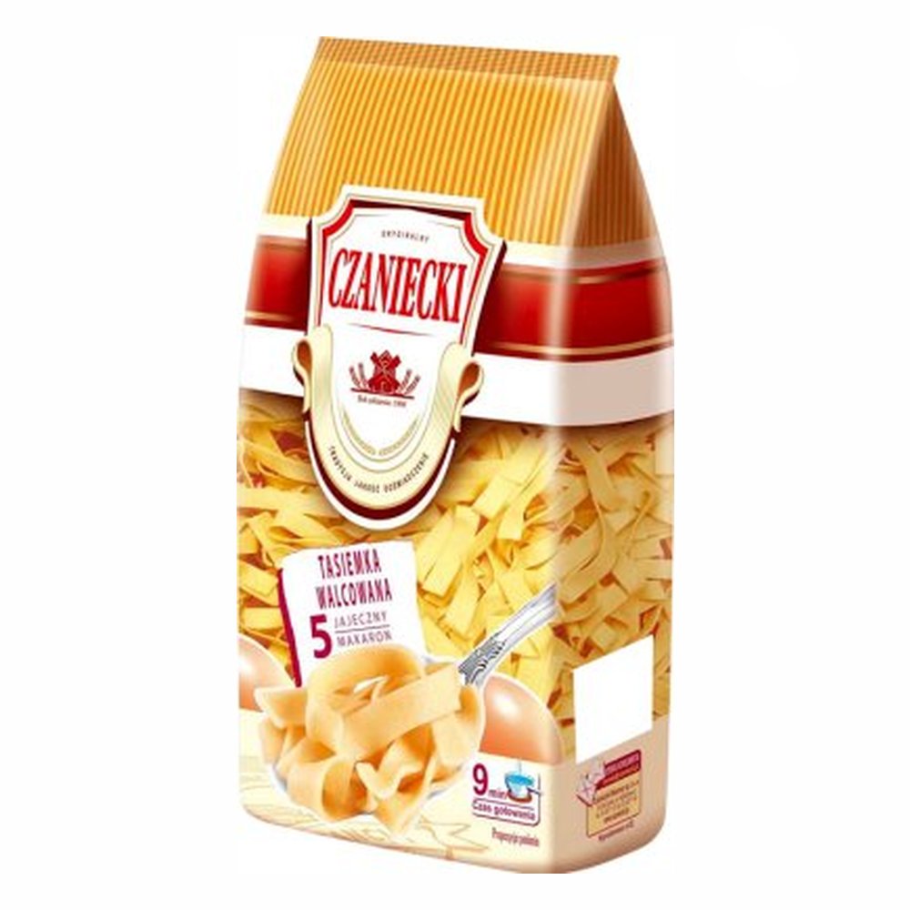 Makaron Czaniecki 5 Jaj Tasiemka Walcowana 250 g