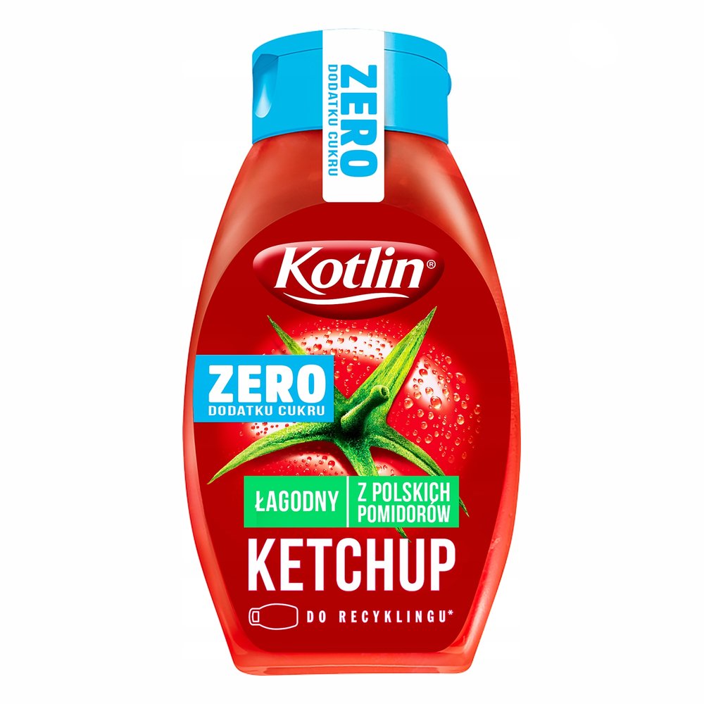 Kotlin Ketchup Łagodny Zero 420 ml