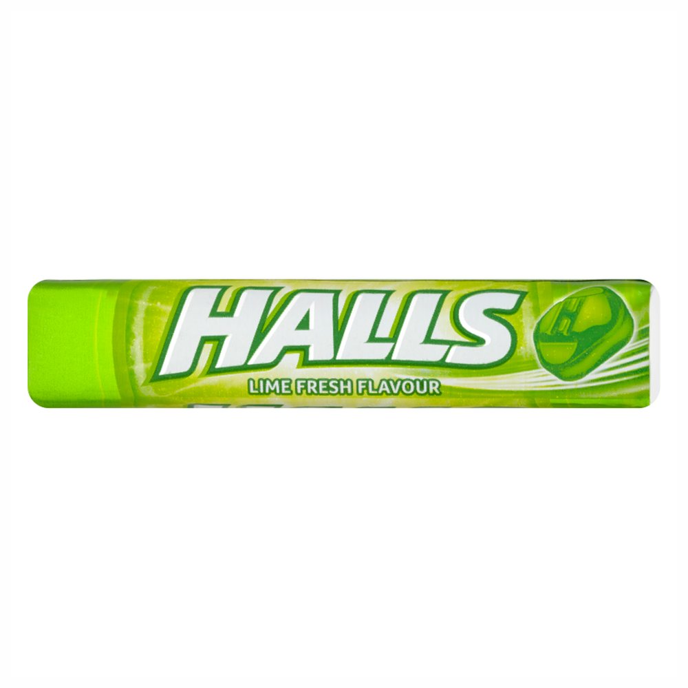 Cukierki Halls Lime Fresh Zielony 33,5 g