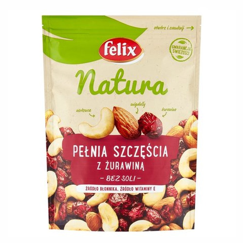 Przekąska Felix Mix Natura Z Żurawiną 140 ml
