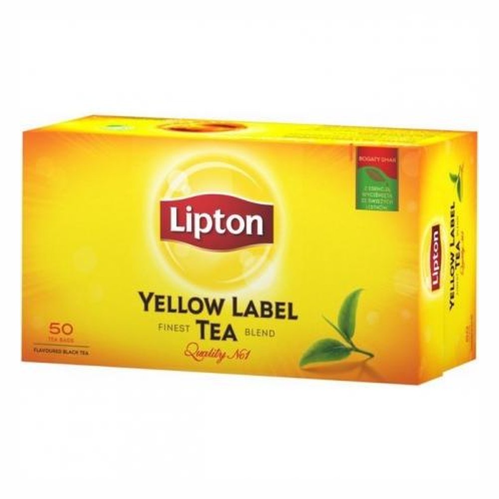Herbata  Lipton Yellow Label czarna ekspresowa 50 torebek