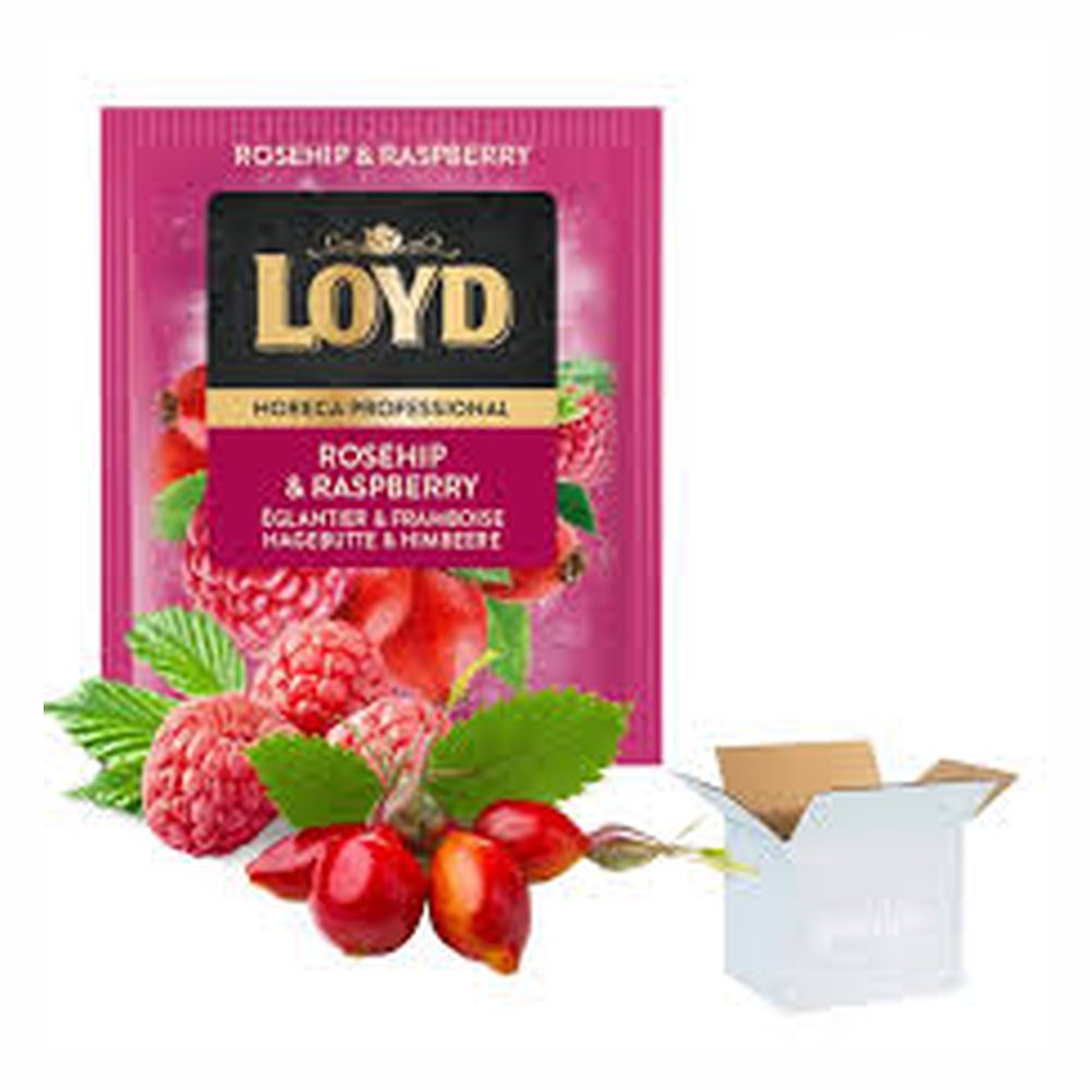 Herbata Loyd Rosehip & Raspberry 500 x 2g