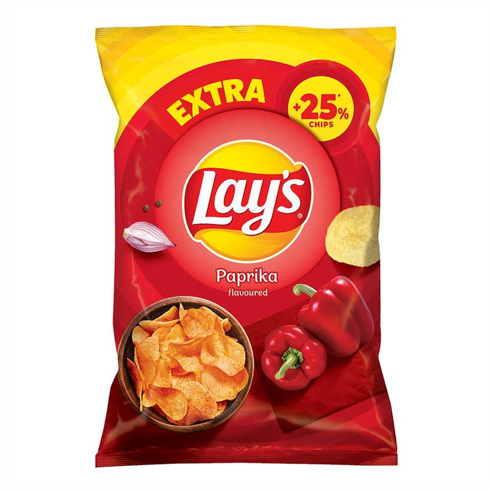 Chipsy Lay's Papryka Bonus Pack 160 ml