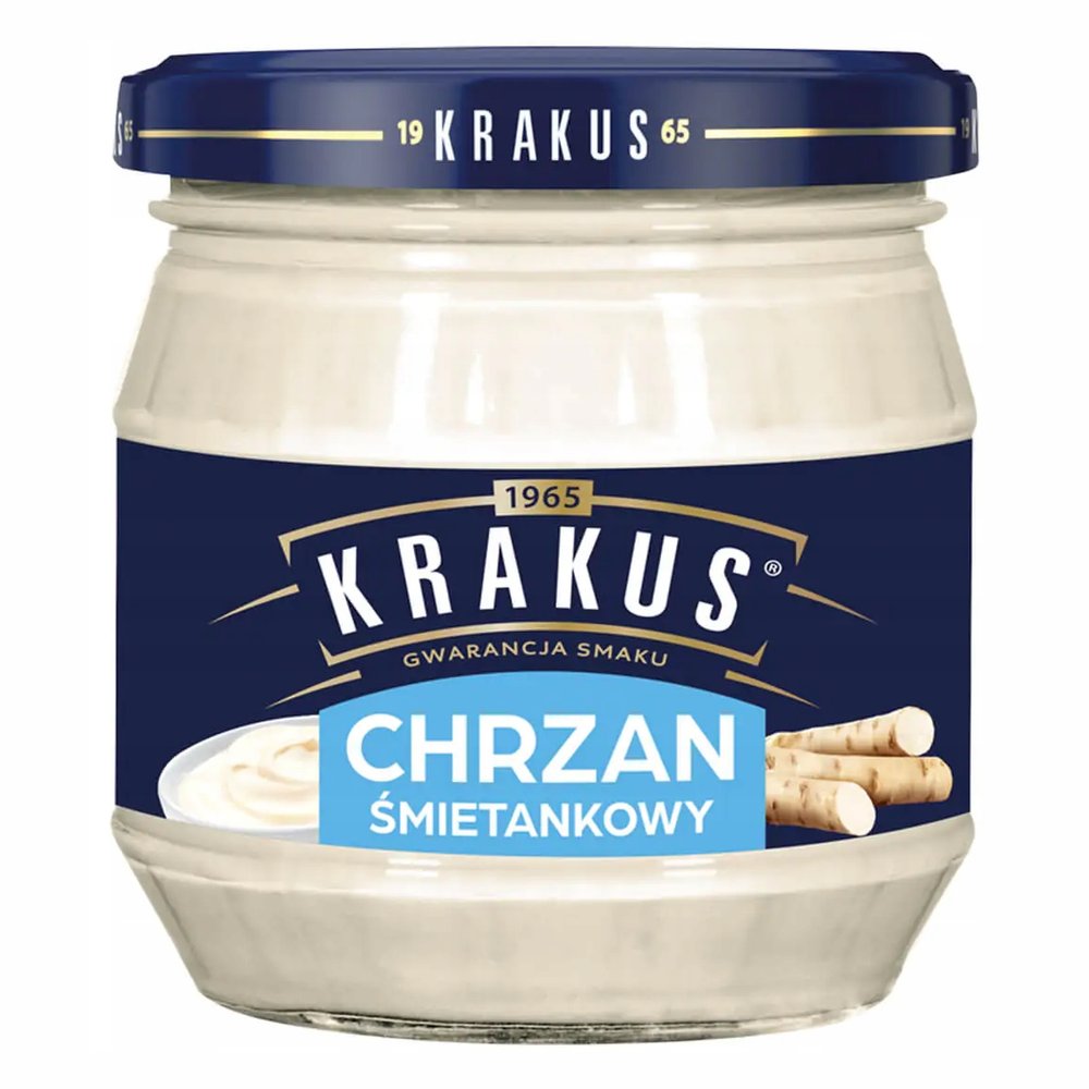 Krakus Chrzan Śmietankowy 180 g