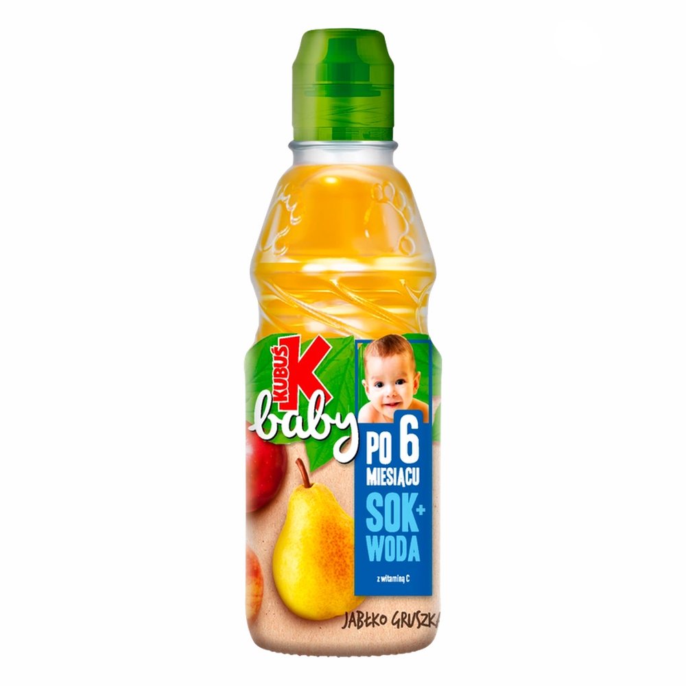 Napój Kubuś Baby Sok + Woda jabłko gruszka po 6 miesiącu 300 ml