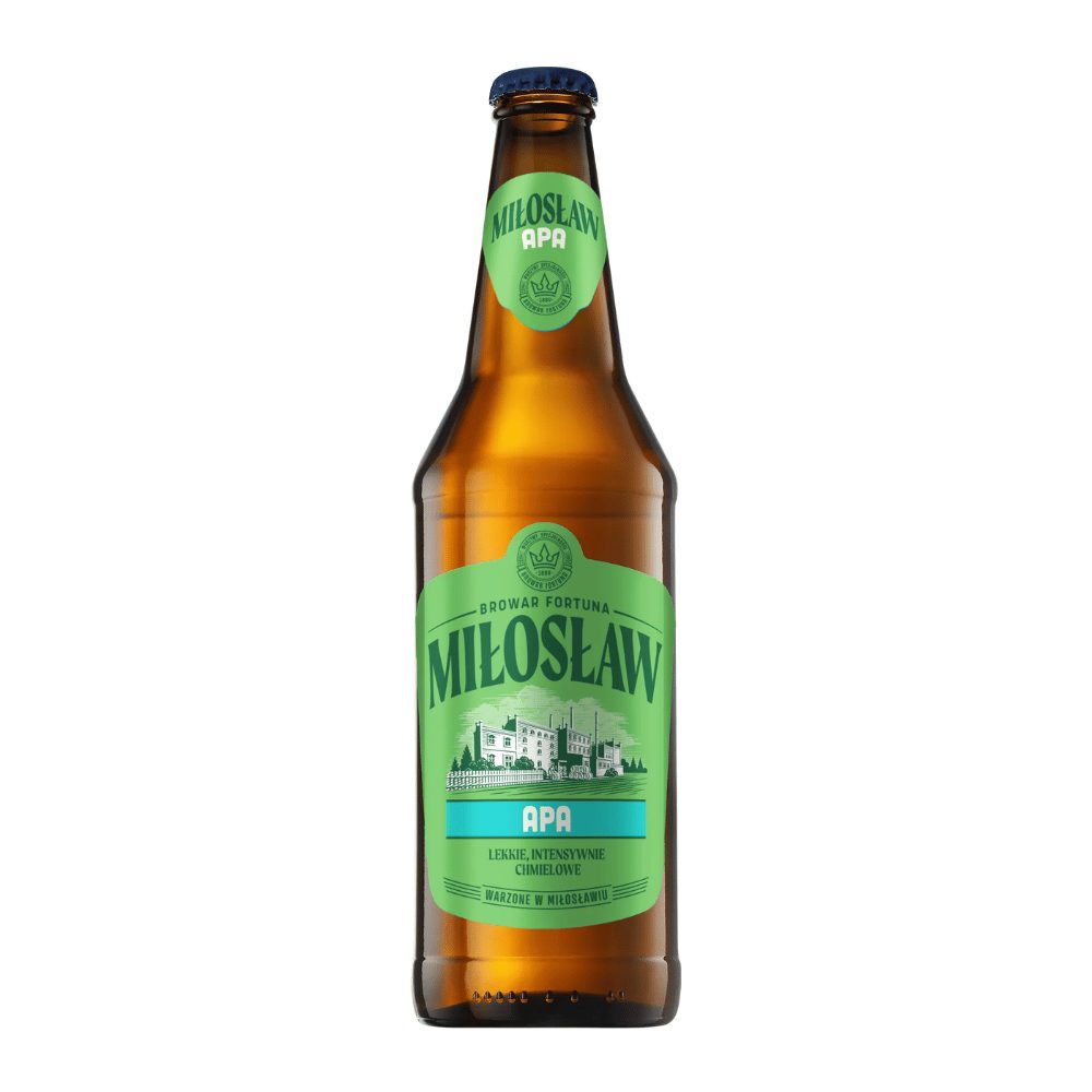 Piwo Miłosław APA 5% 500 ml zwrotna