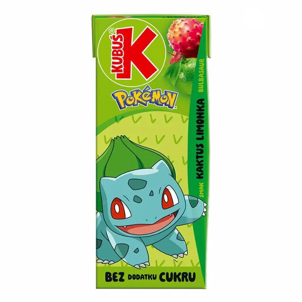 Napój Kubuś sok jabłko kaktus limonka 200 ml