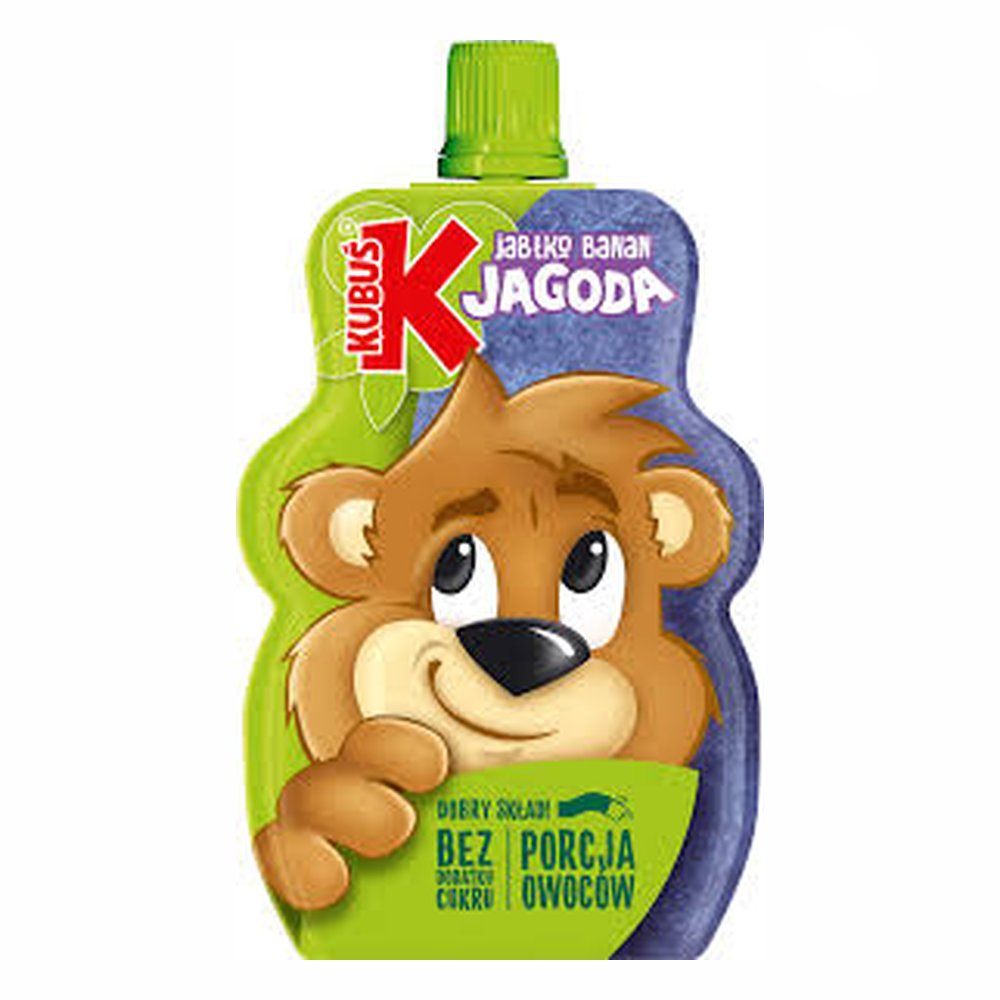 Napój Kubuś Mus owocowy o smaku jabłko banan jagoda 100 g