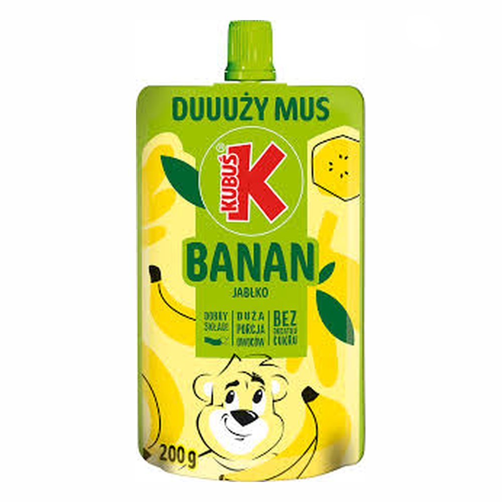 Napój Kubuś mus banan i jabłko 200 g