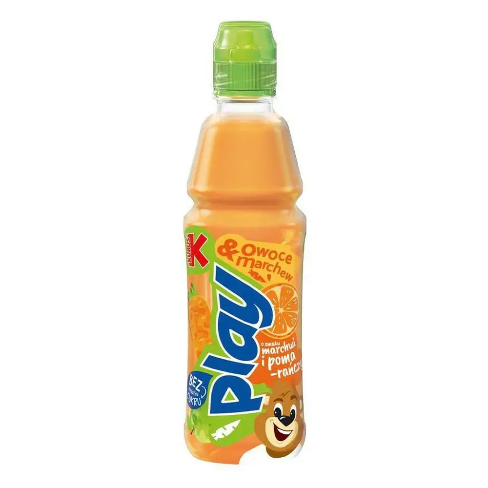 Napój Kubuś Play Marchew Pomarańcza DRS 400 ml