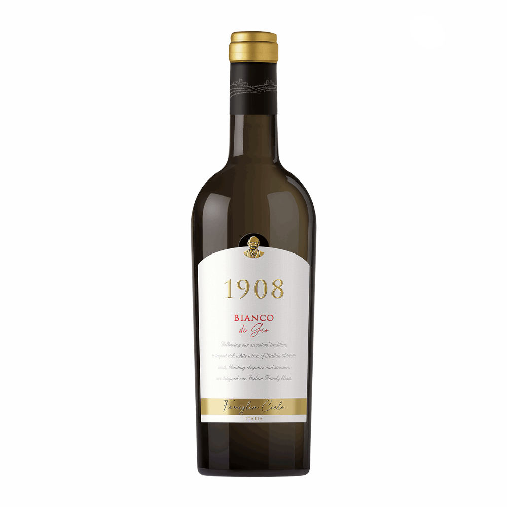 Wino 1908 Bianco di Gio 12,5% białe półwytrawne 750 ml