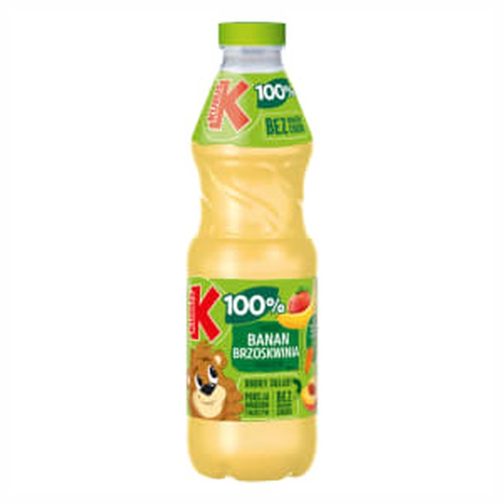 Napój Kubuś Sok 100% banan jabłko brzoskwinia marchew DRS 850 ml