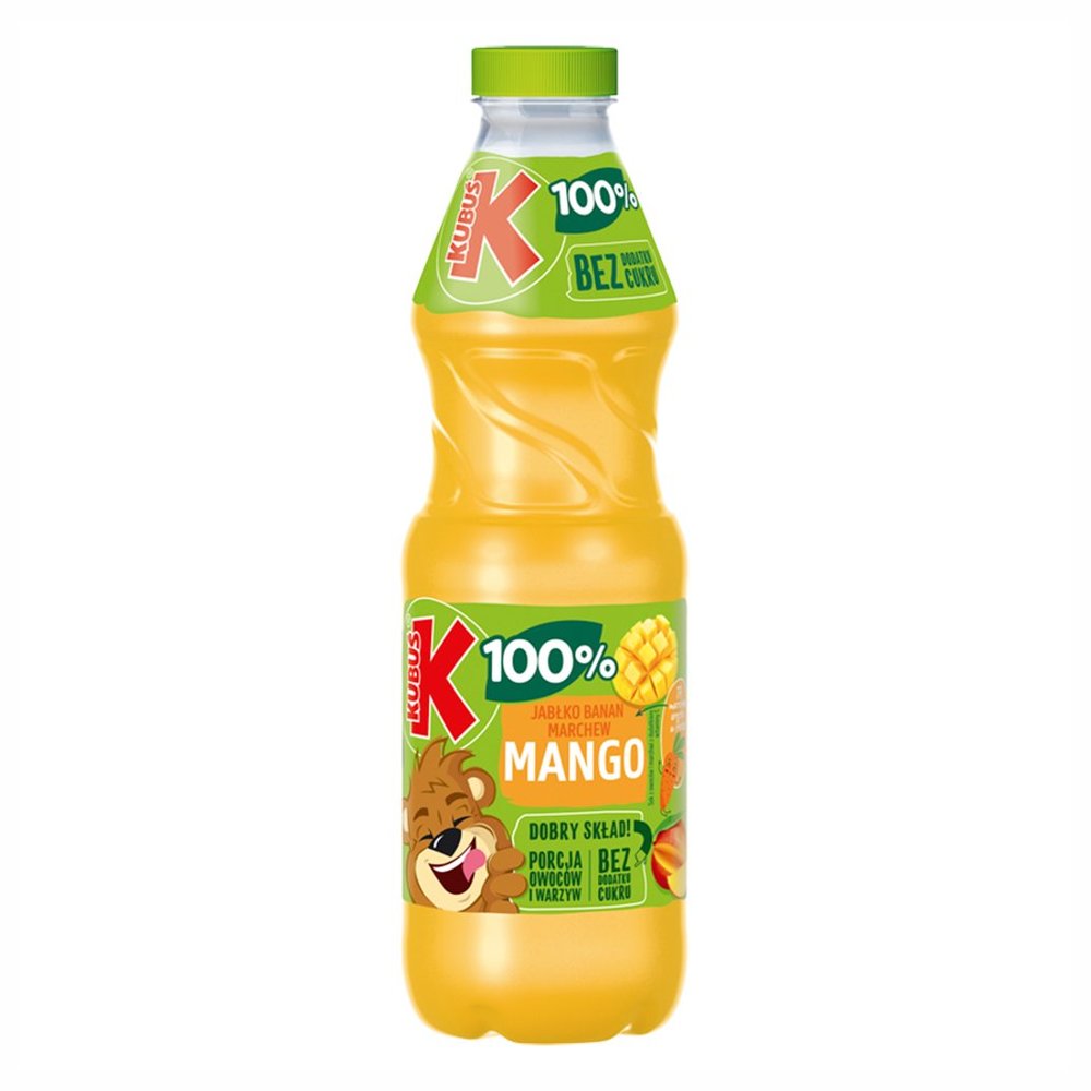 Napój Kubuś 100 % sok jabłko banan marchew mango 850 ml