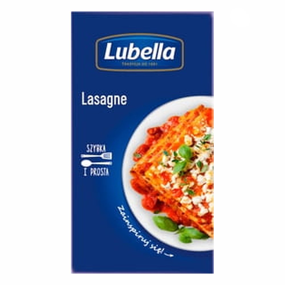 Makaron Lubella lasagne w kartonie 500 g