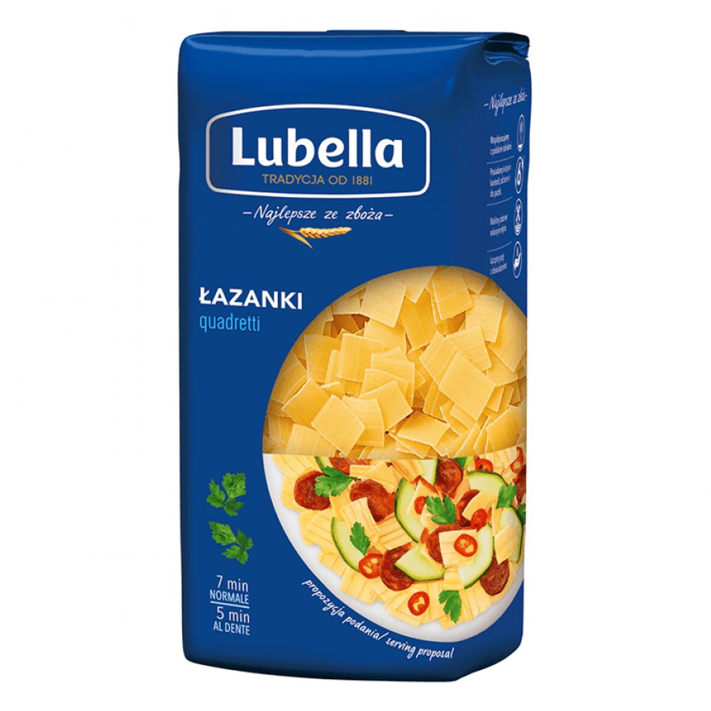 Makaron Lubella łazanki 400 g