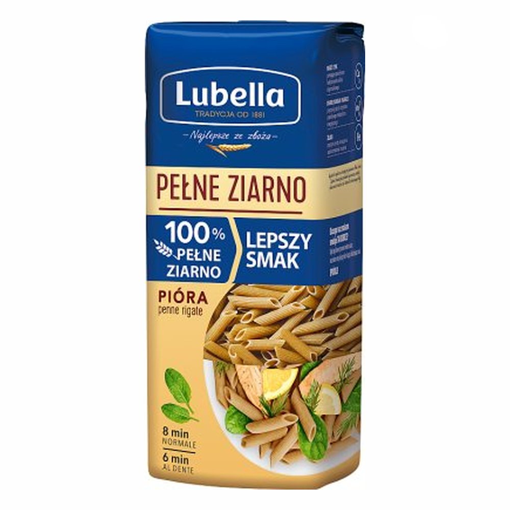 Makaron Lubella Pełne Ziarno Pióra 400 g