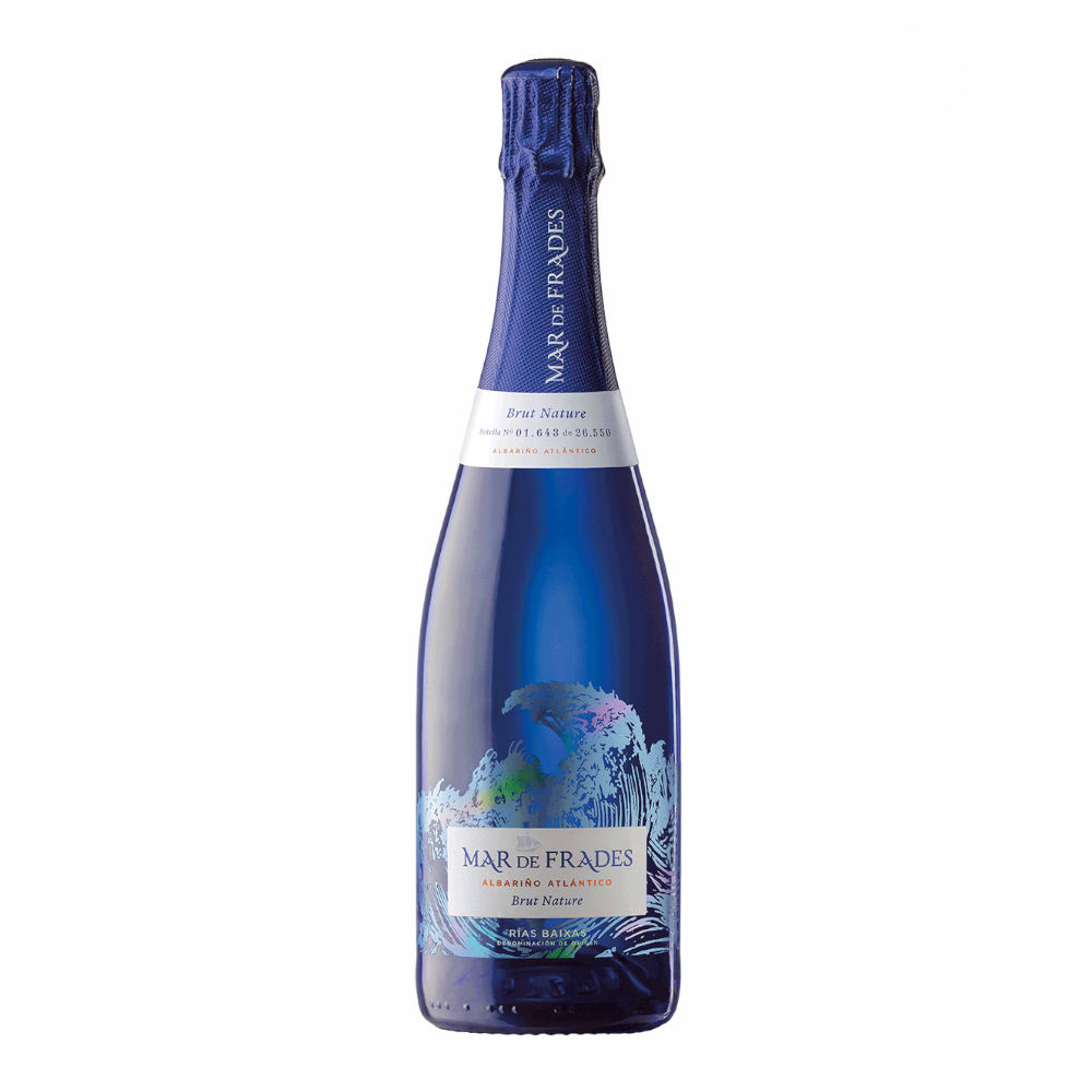 Wino Mar de Frades Brut Nature 12% białe musujące 750 ml