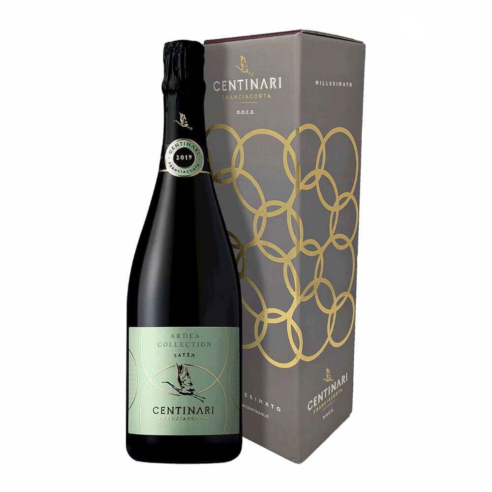 Wino Centinari Franciacorta Ardea Collection Satèn 2019 białe półwytrawne 750 ml