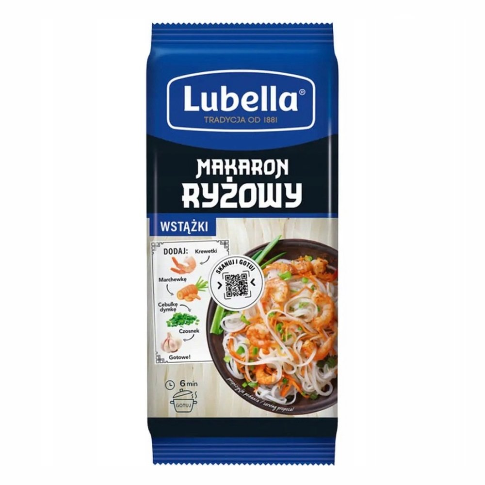 Makaron Lubella ryżowy Wstążki 200 g