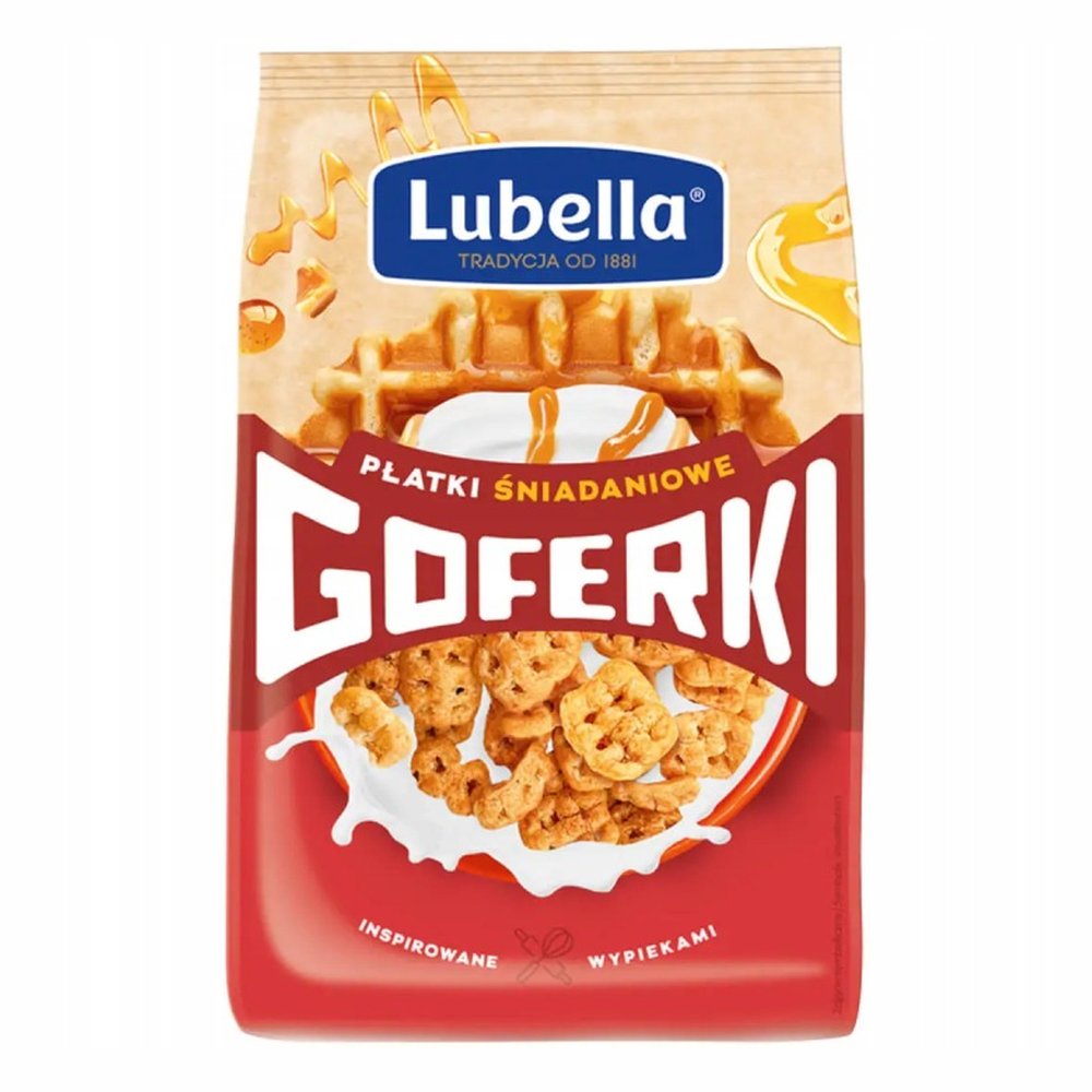 Płatki śniadaniowe Lubellla Goferki maślane 250 g