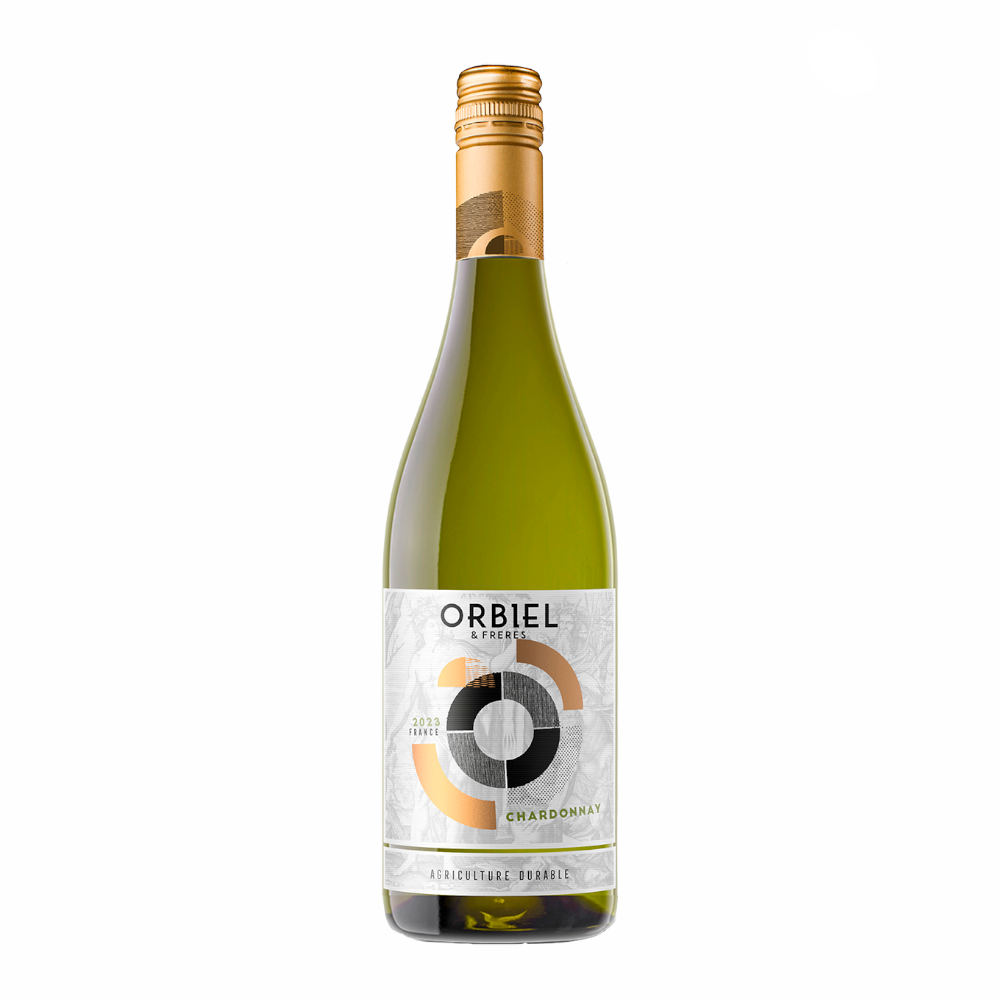 Wino Orbiel & Freres Chardonnay 13,5% białe wytrawne 750 ml