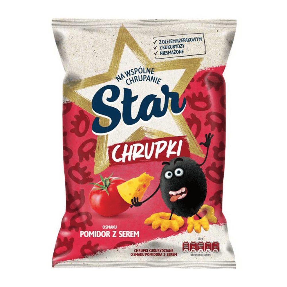 Chipsy Star Chrupki Pomidor z serem 80 g