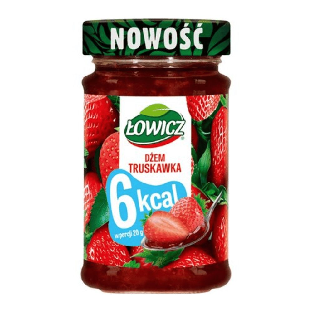 Łowicz Dżem 6KCAL Truskawka 200 ml