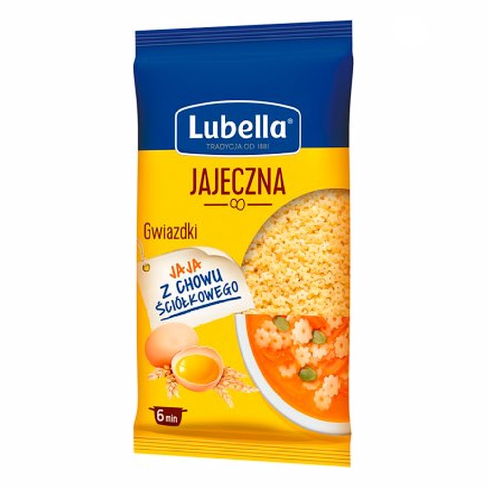 Makaron Lubella Jajeczny Gwiazdki 250 g