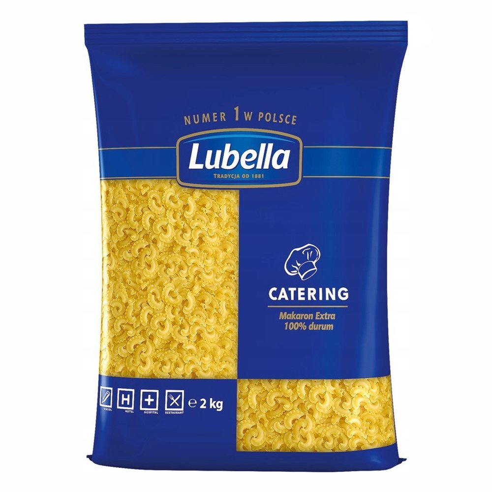 Lubella Catering Makaron kolanka ozdobne 2 kg