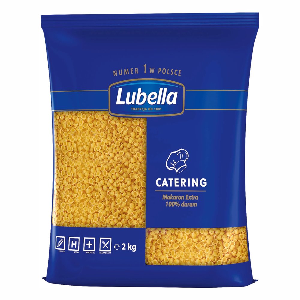 Makaron Lubella Durum Muszelka Mała 2 kg ￼