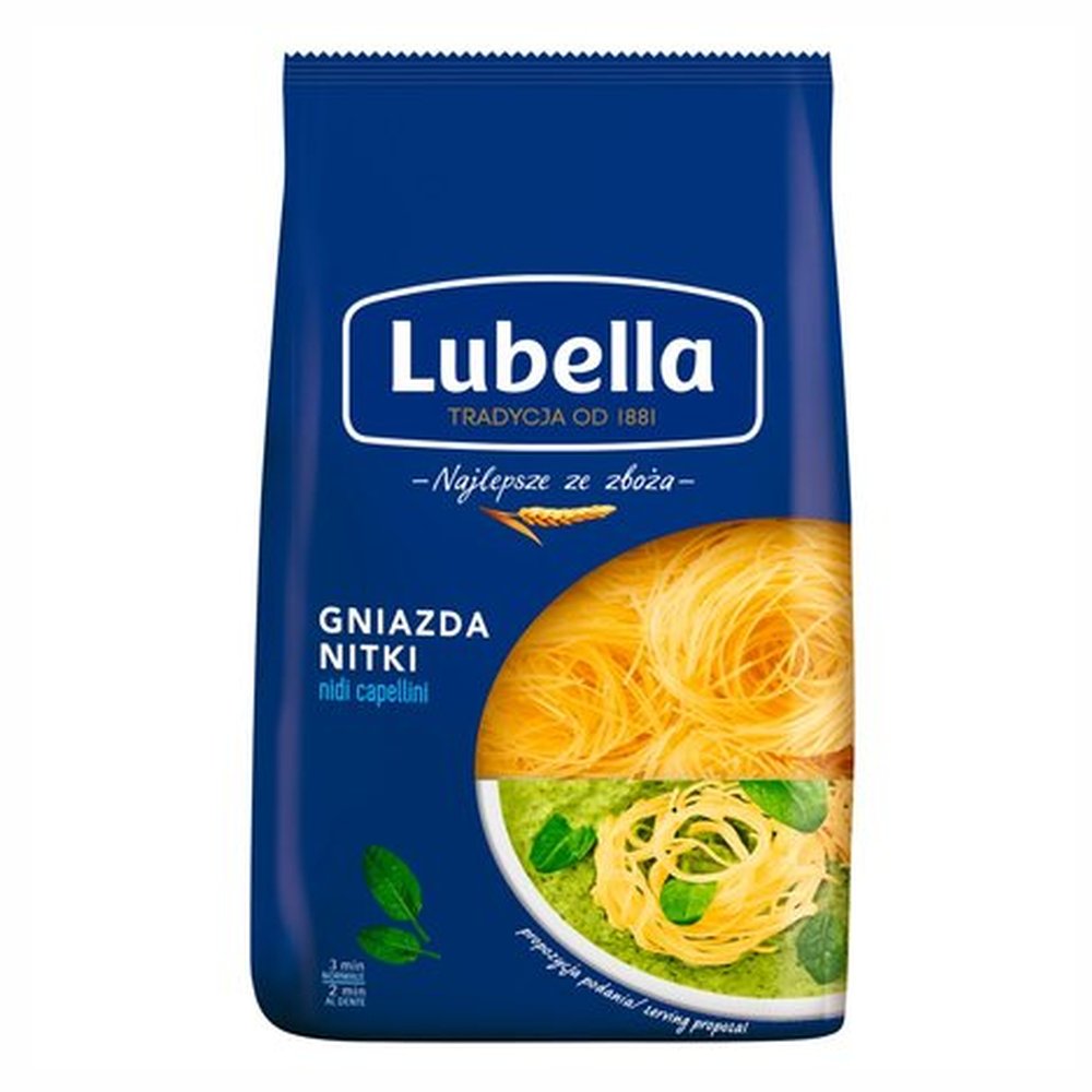 Makaron Lubella gniazda nitki 400 g
