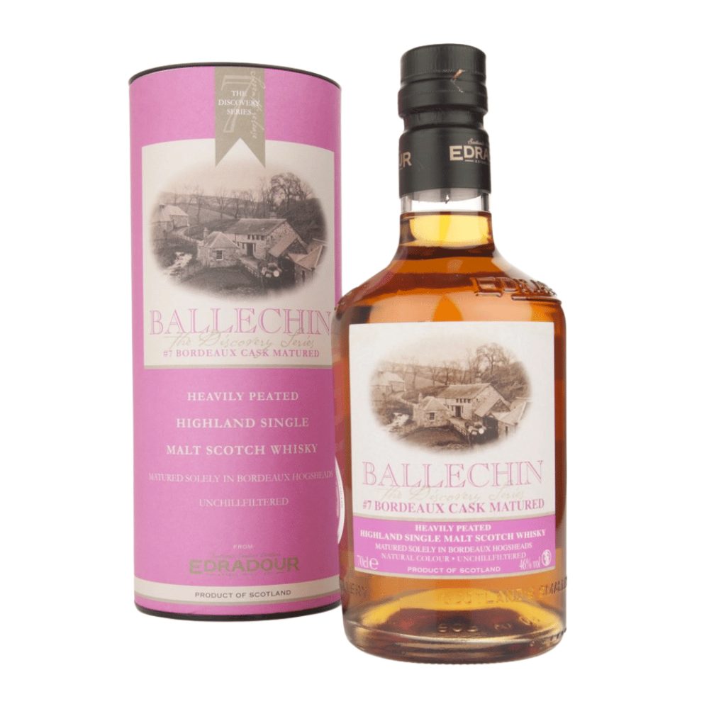 Whisky Edradour Ballechin #7 Bordeaux Cask 46% 700 ml tuba