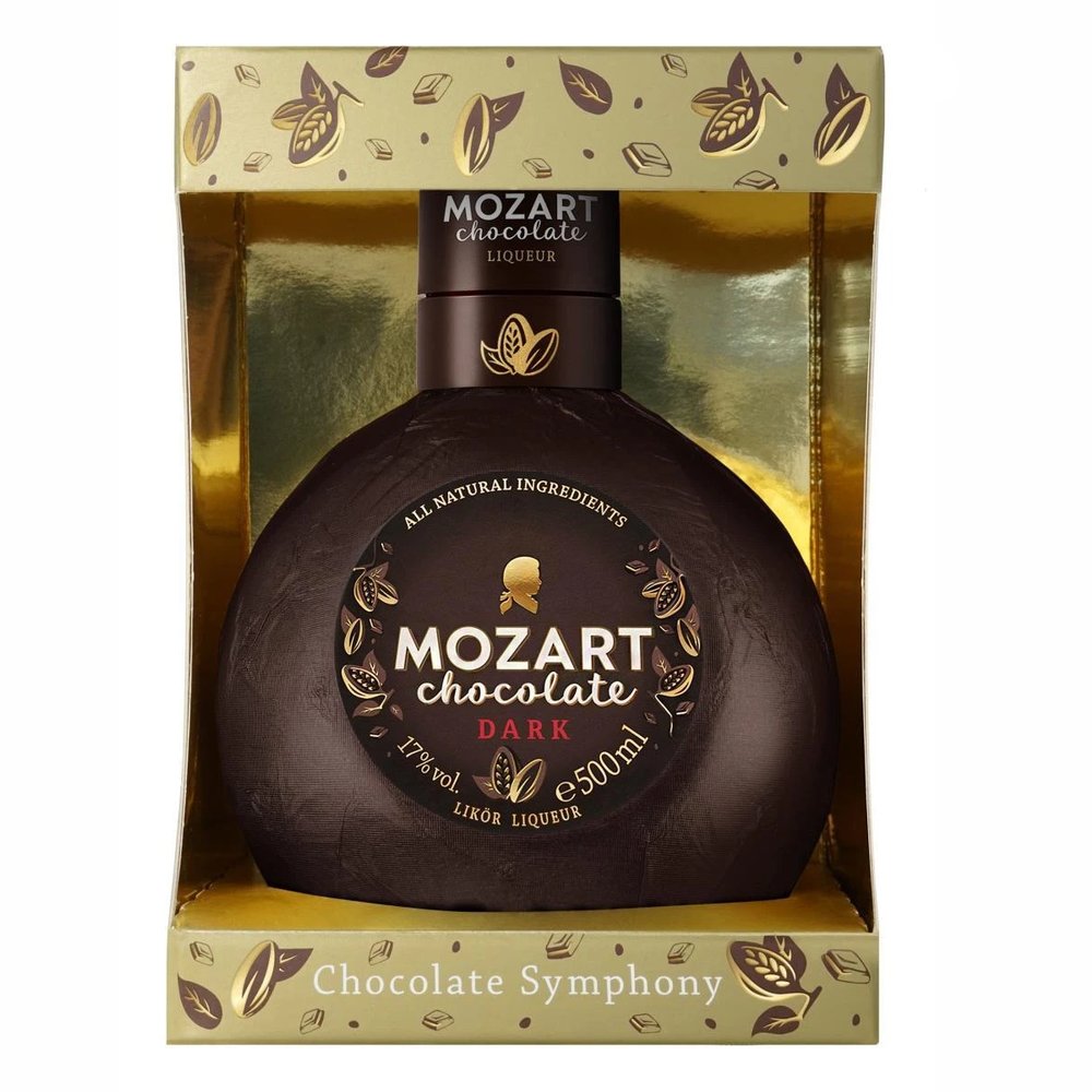 Likier Mozart Dark Chocolate 17% 500 ml gift box