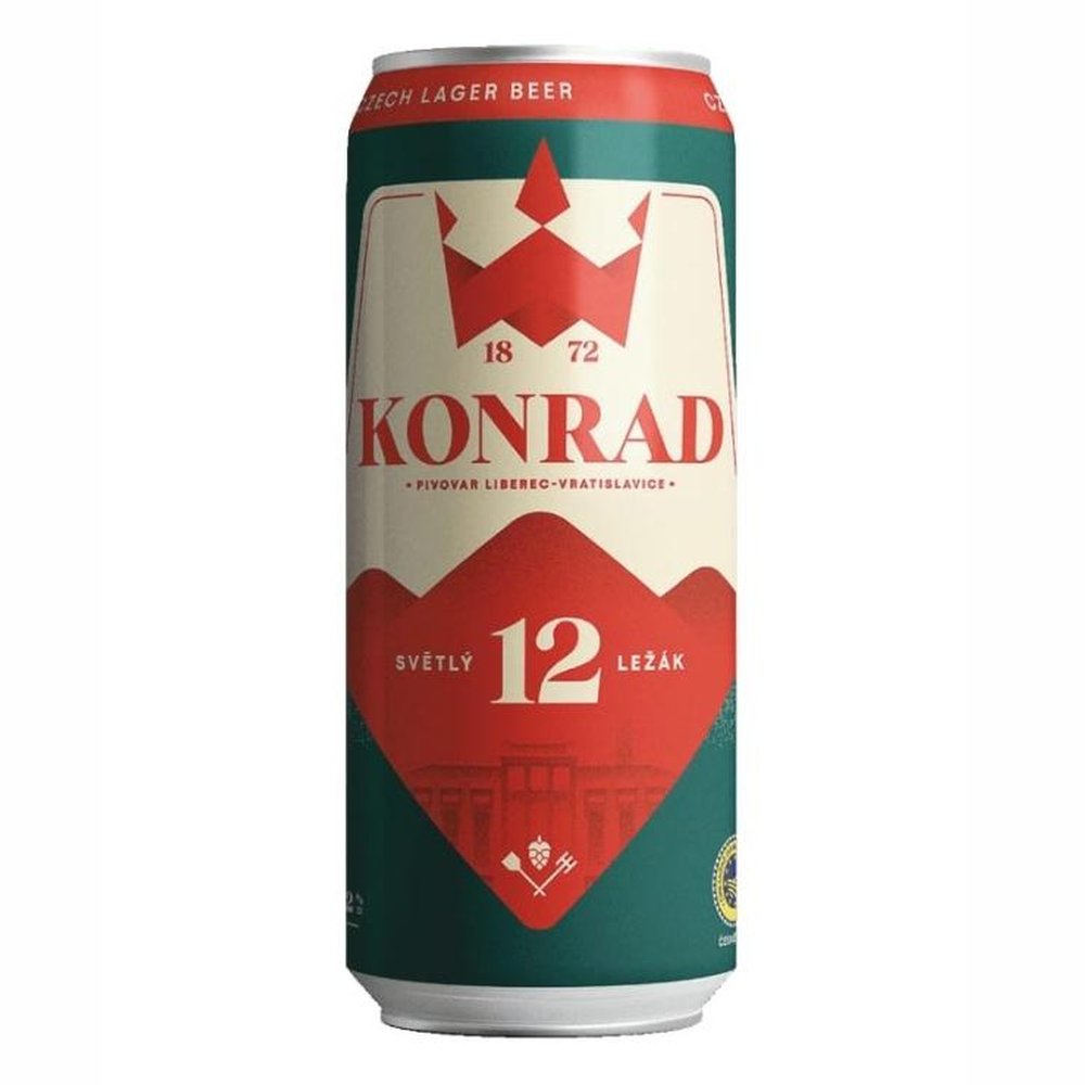 Piwo Konrad Premium Lager 12 Puszka 5,2% 500 ml