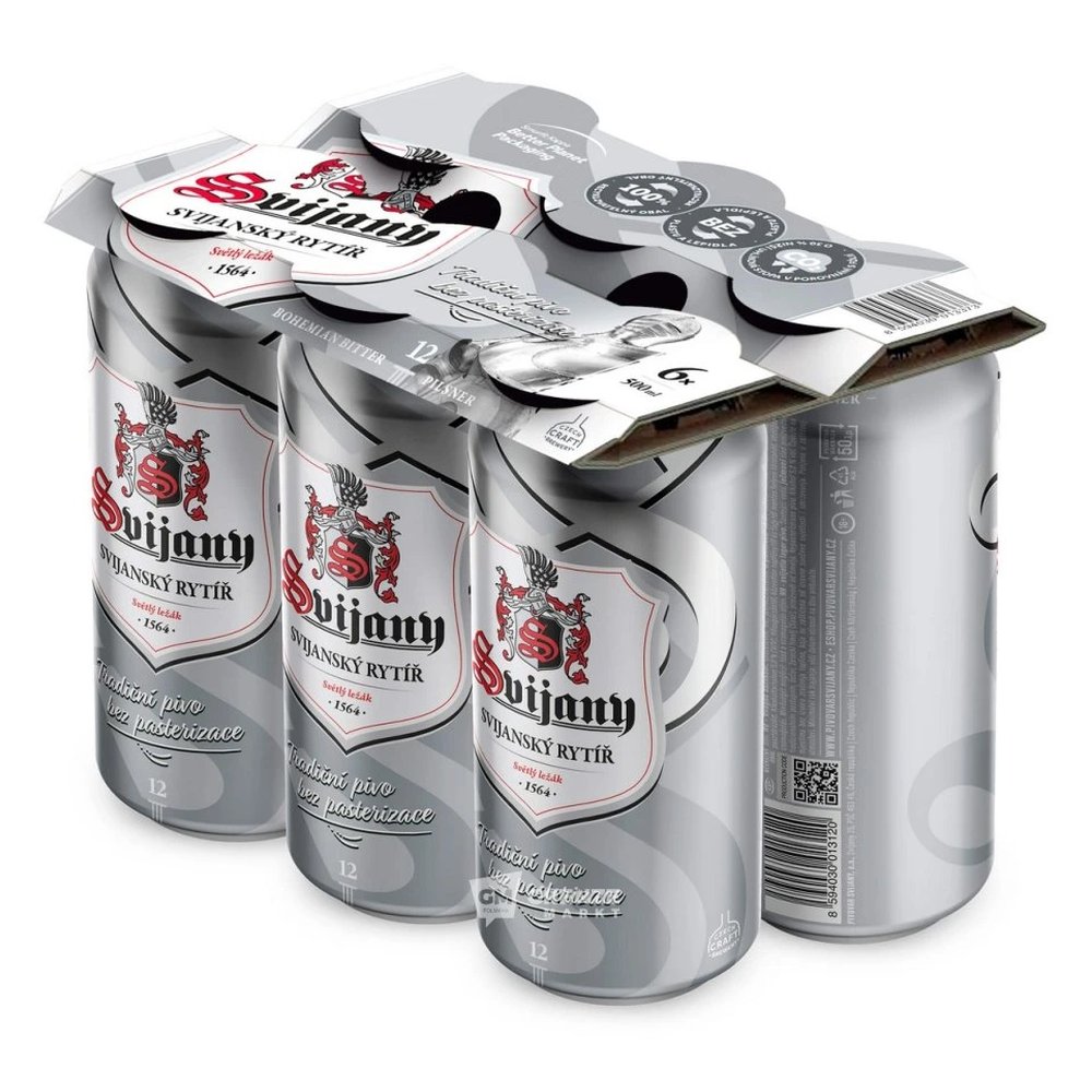 Piwo Svijany Svijanský Rytíř 12° Jasne Piwo Leżak 6 x 500 ml Puszka